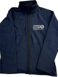 Ladies navy soft shell jacket Strathblane Pony Club