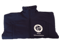 Ladies navy soft shell jacket West Warwickshire Pony Club