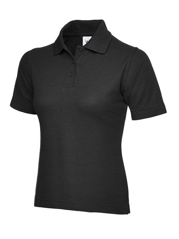 Ladies Northumbrian Mounted Archers Polo Shirt – Black UC106