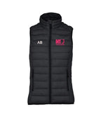 Ladies Nottingham Trent University Black Padded Gilet – KB6114