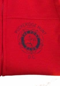 Ladies RG195 RED soft shell jacket Puckeridge Pony Club
