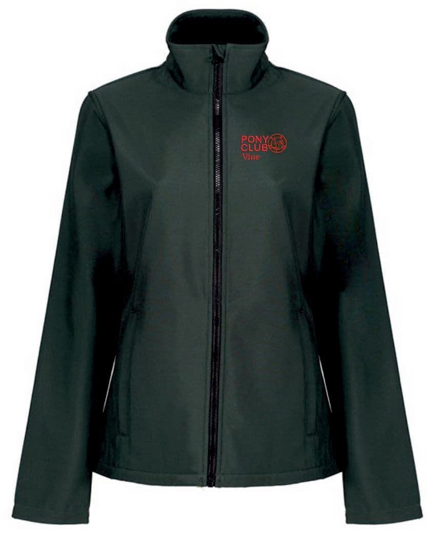 Ladies SN131 Bottle soft shell jacket Vine Pony Club