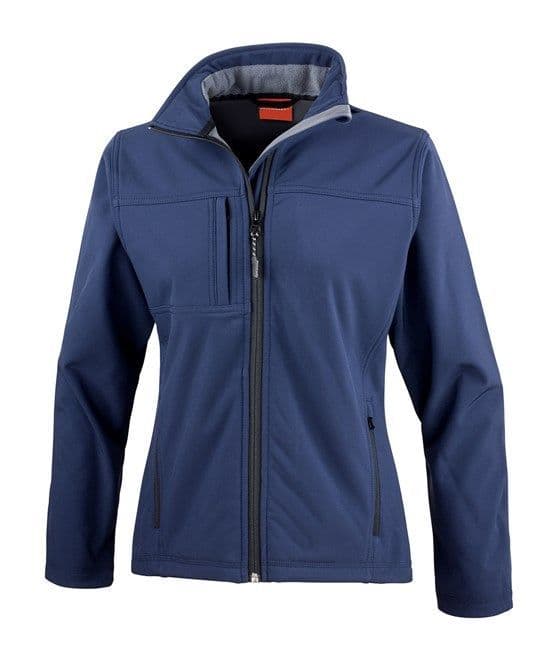 Ladies Trent Park Navy Softshell Jacket R121F