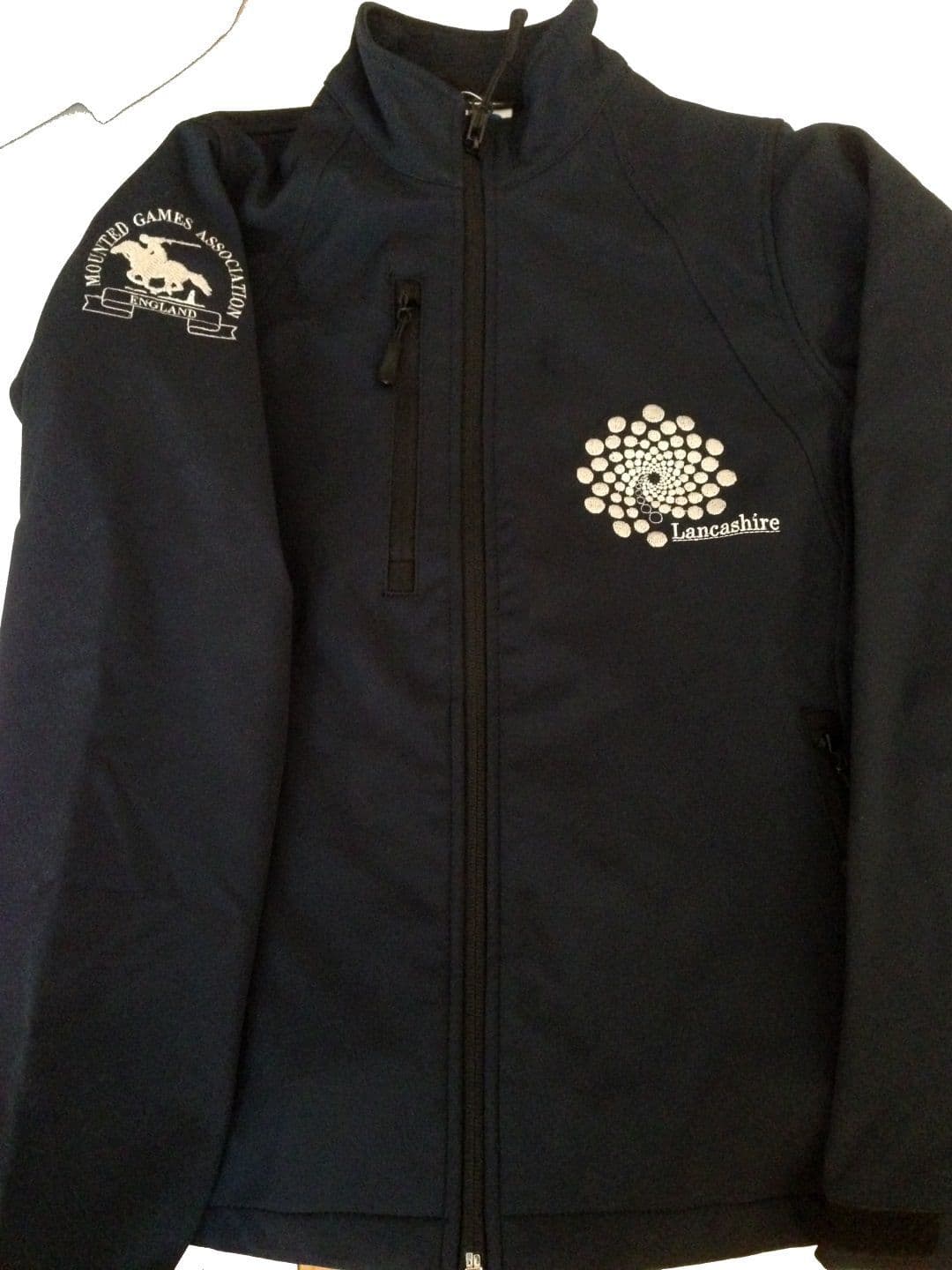 Lancashire MGA Navy Adults Softshell Jacket J140m