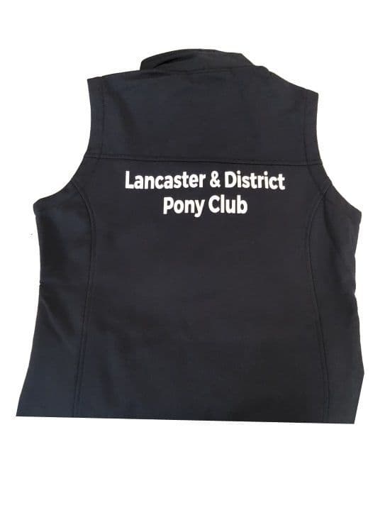 Lancaster & District Ladies Navy Softshell Gilets