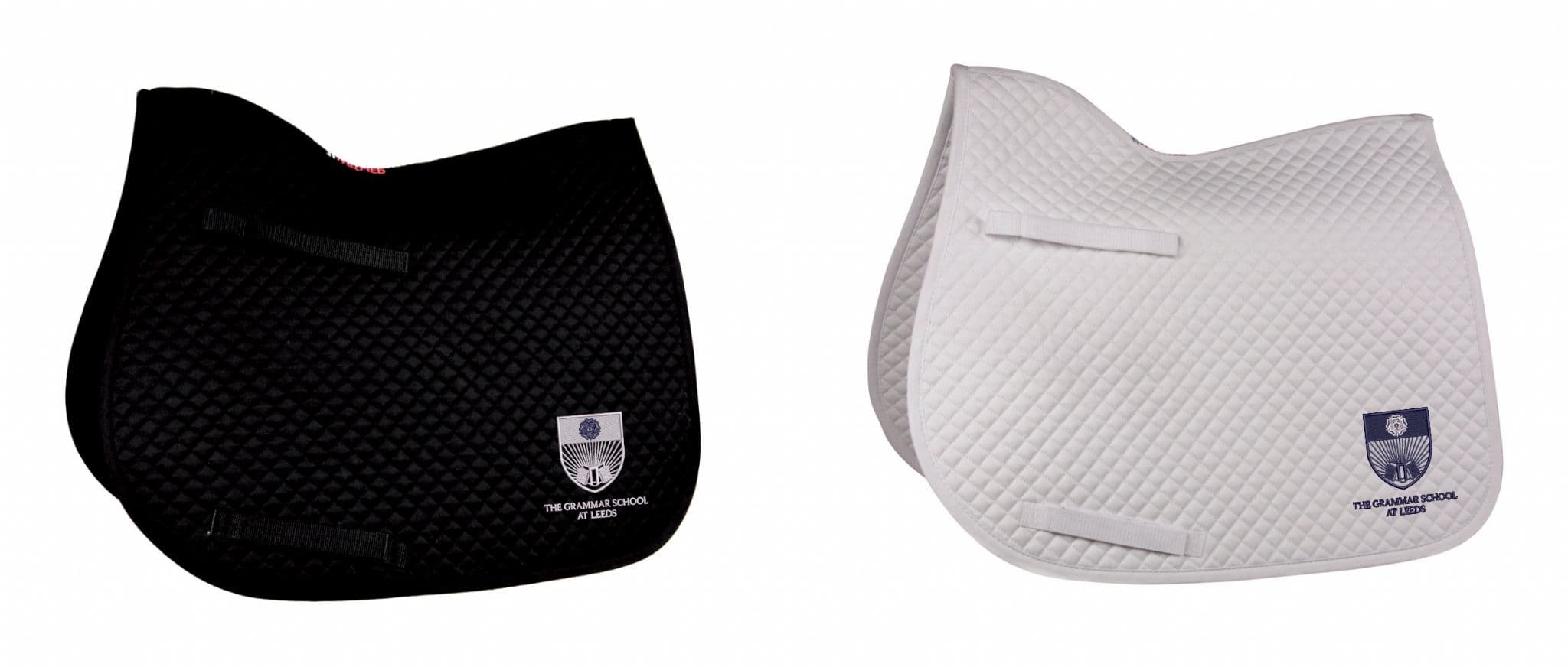 Leeds Grammar GP white/Navy saddlecloth