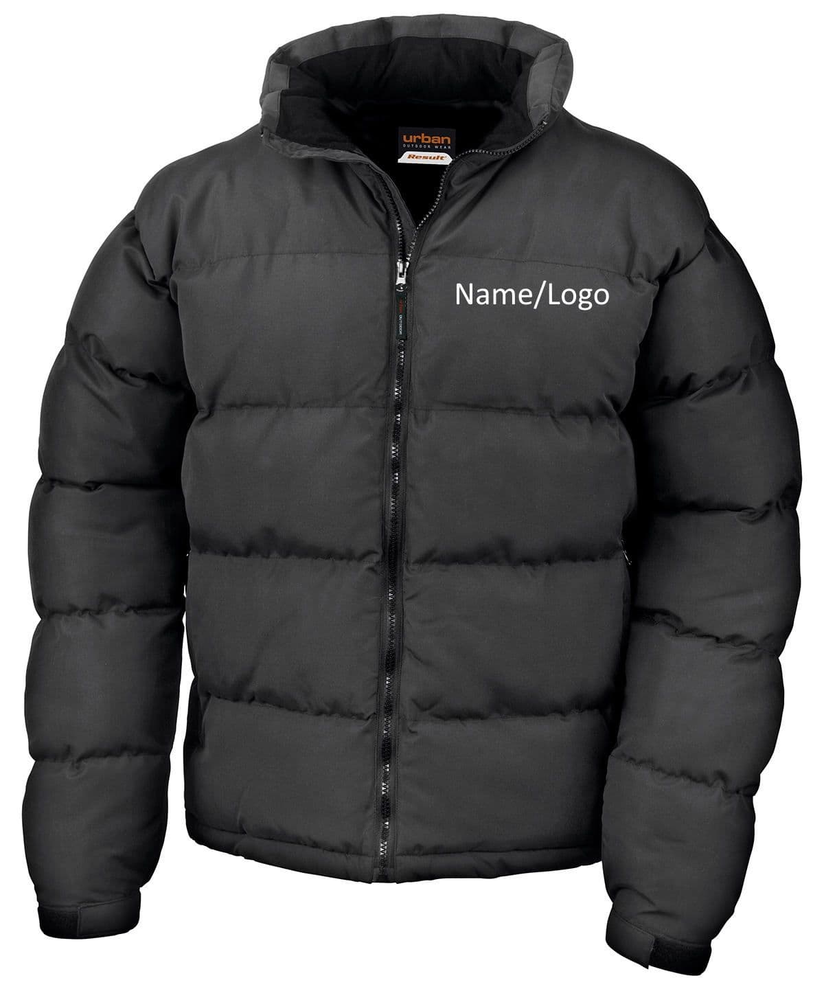 Male/Female Puffa Jacket Navy/Black – RS181