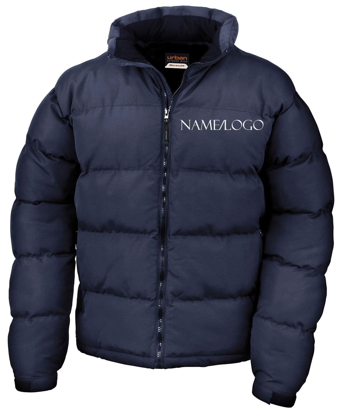 Male/Female Puffa Jacket Navy/Black – RS181