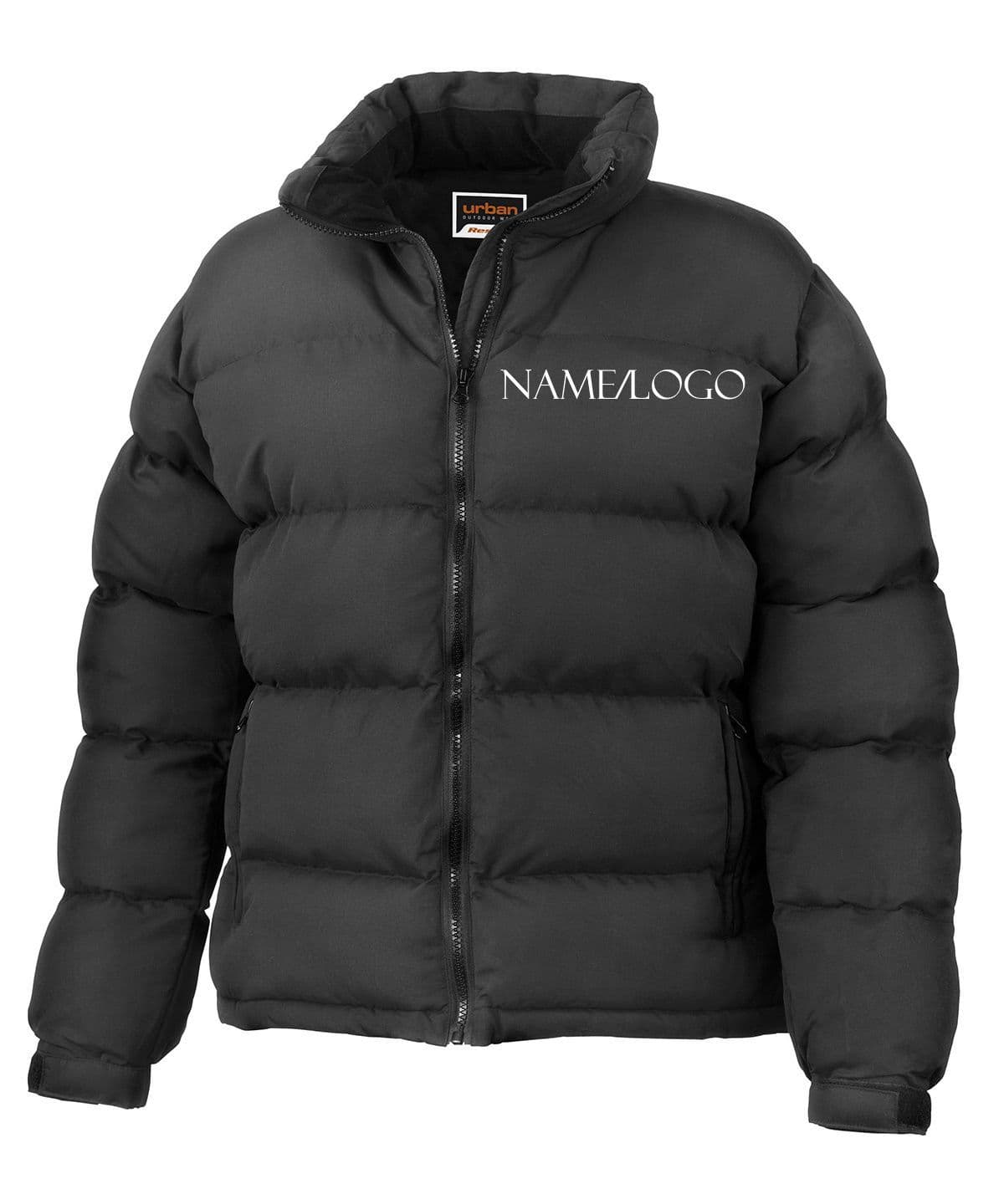 Male/Female Puffa Jacket Navy/Black – RS181