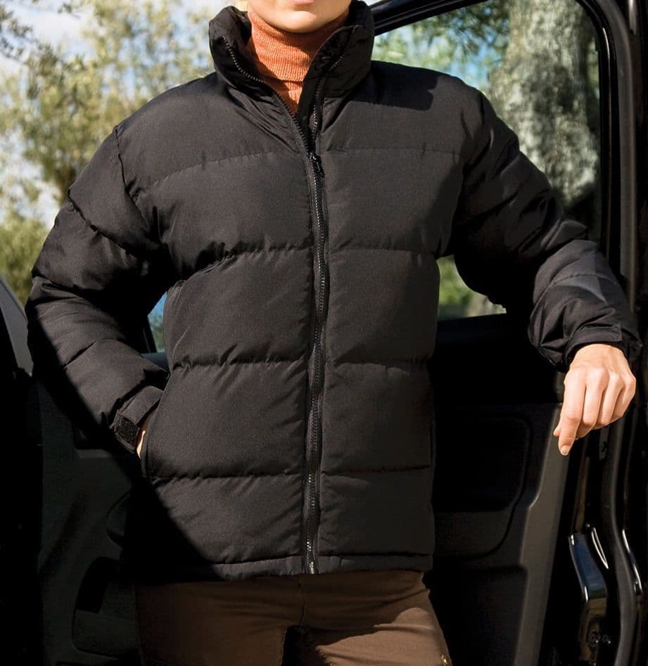Male/Female Puffa Jacket Navy/Black – RS181