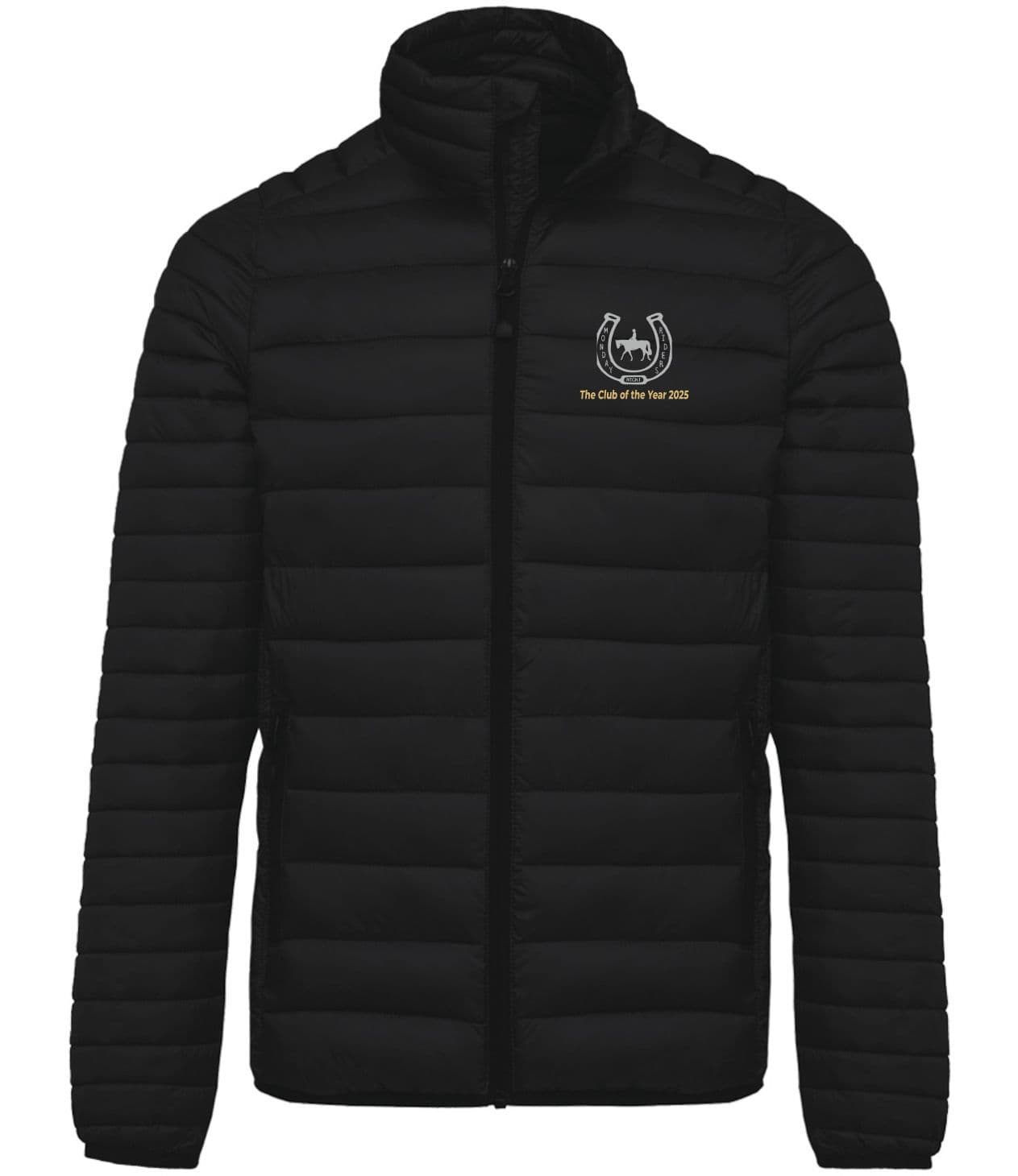 Men's Monday Riders Black Padded Jacket – KB6120