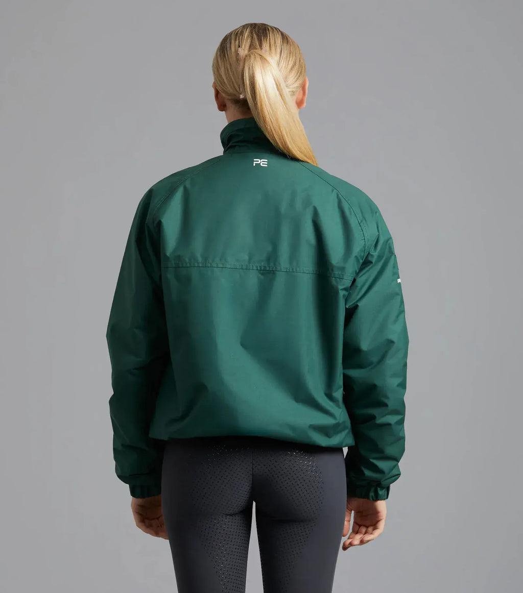 Mid Surrey Adults Bottle Green Premier Equine Pro Rider Unisex Waterproof Riding Jacket,