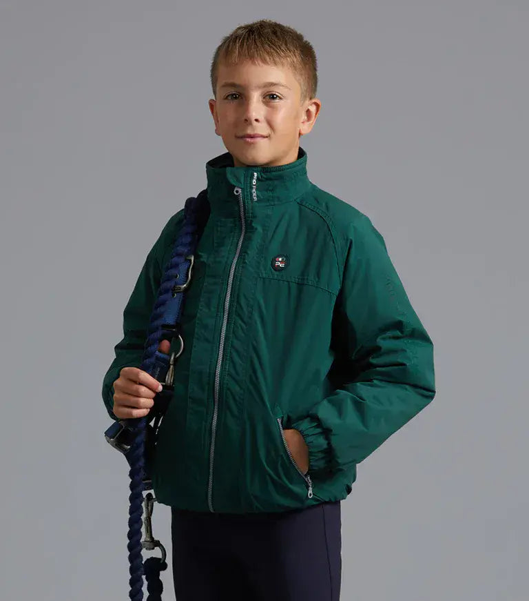 Mid Surrey Bottle Green Premier Equine Junior Pro Rider Unisex Riding Jacket