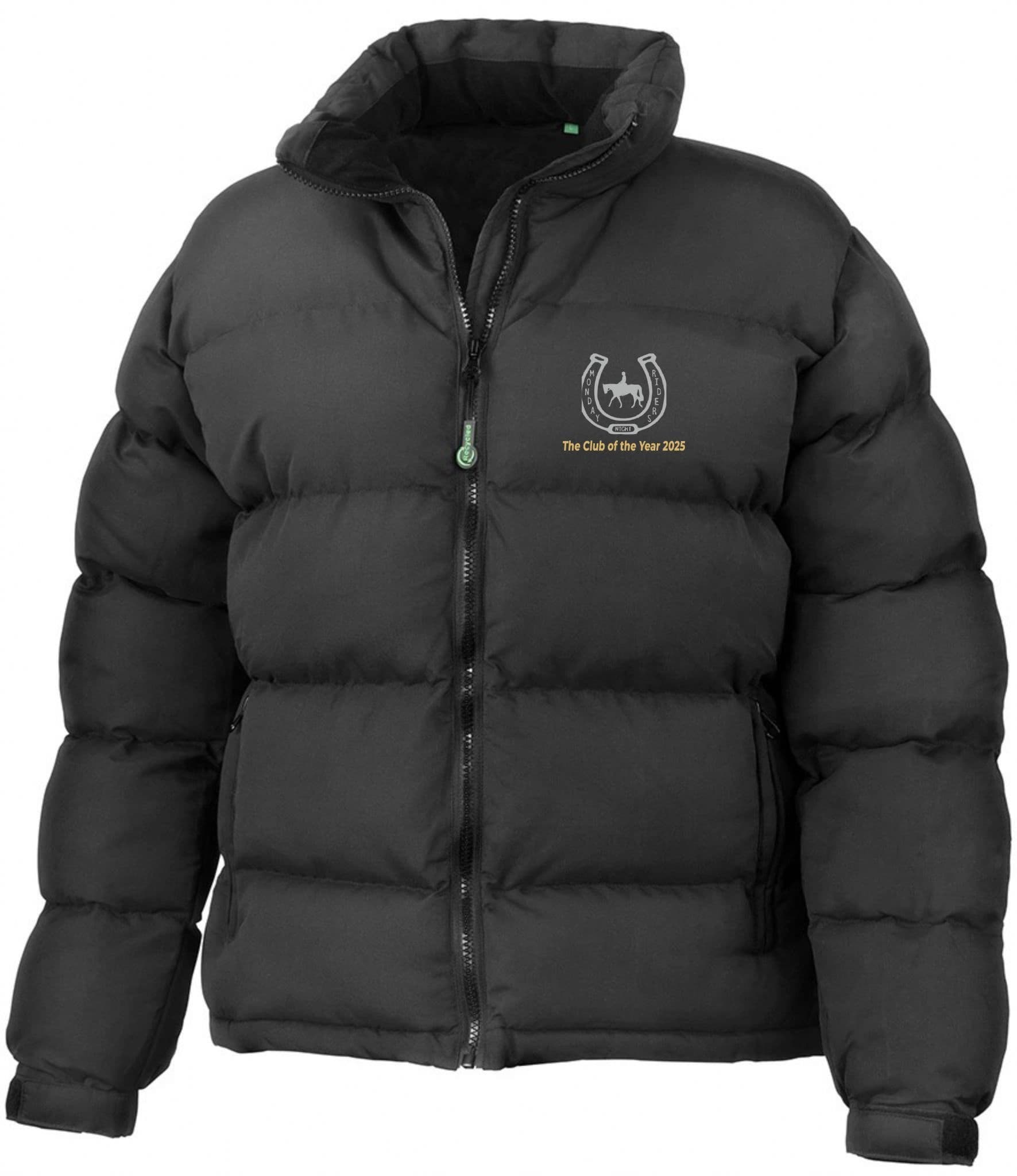Monday Riders Black Puffa Jacket – RS181