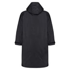 Monday Riders Black Weatherproof Warm Long Fleece Lined Winter Coat/Robe