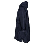 Monday Riders Black Weatherproof Warm Long Fleece Lined Winter Coat/Robe