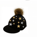 Monday Riders Club Black silk with scattered gold/silver stars (1)