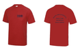 North Warwickshire Adults Red "Cool" Tetrathlon T Shirts