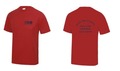 North Warwickshire Ladies Fit Red "Cool" Tetrathlon T Shirts JC005