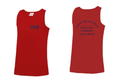 North Warwickshire Red Children's Tet running vest JC07j