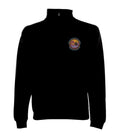 Northumbrian Mounted Archers Black Quarter Zip Sweatshirt SS830