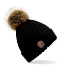 Northumbrian Mounted Archers Faux Fur pom pom chunky beanie.