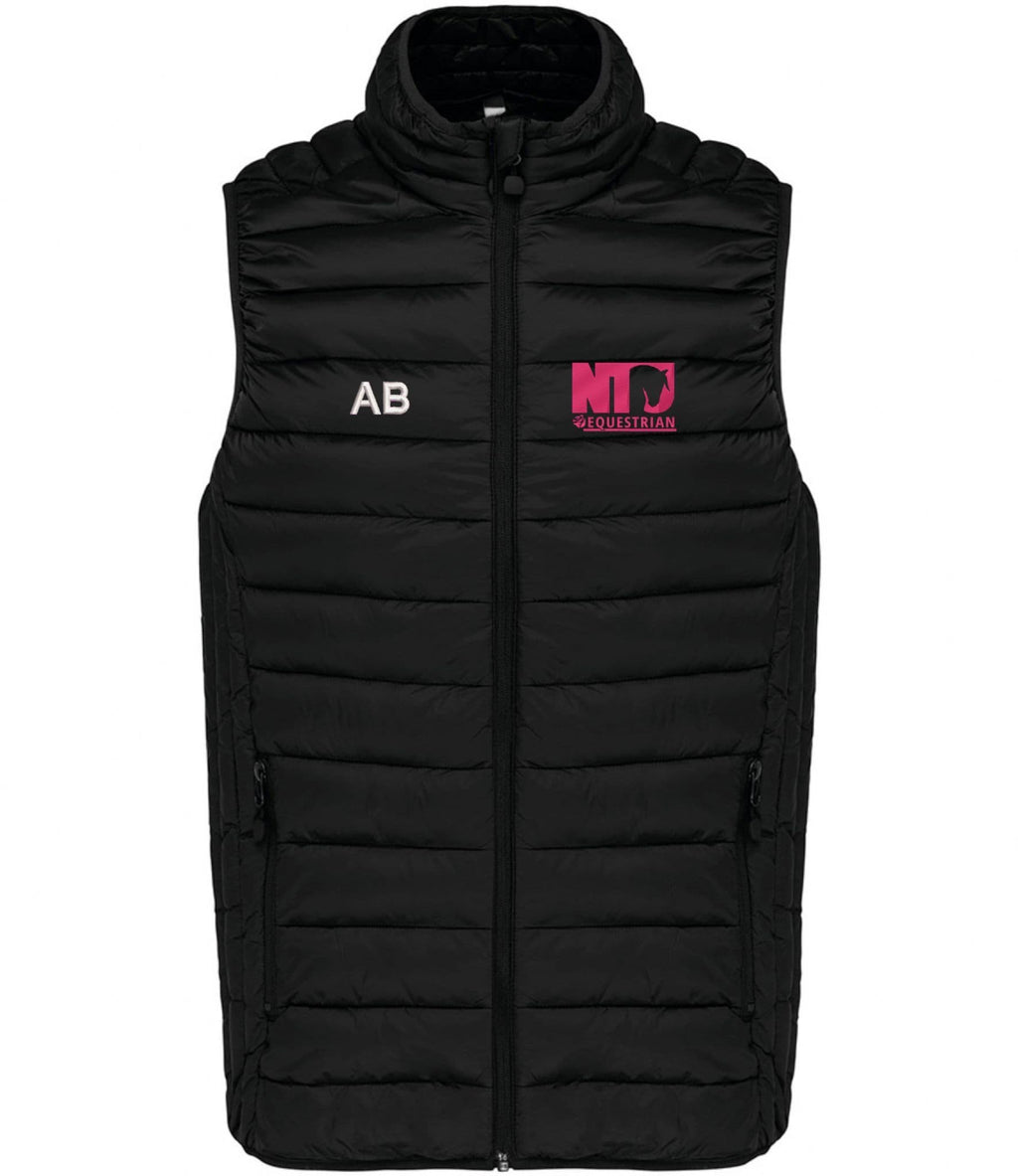 Nottingham Trent University Black Padded Gilet – KB6113