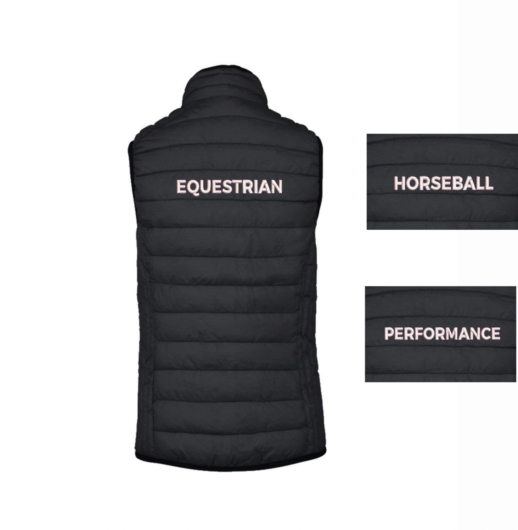 Nottingham Trent University Black Padded Gilet – KB6113