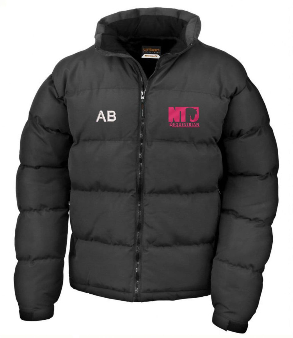 Nottingham Trent University Black Puffer Jacket – RS181