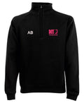 Nottingham Trent University Black Quarter Zip Sweatshirt – SS830