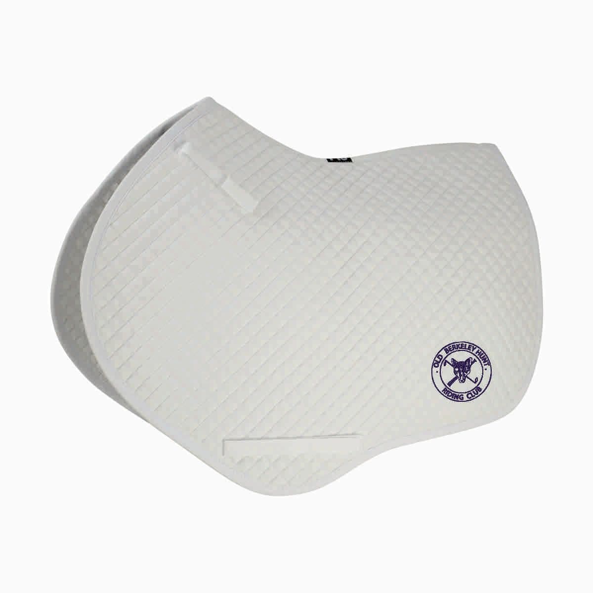 OBH Riding Club Close Contact White Saddlecloth