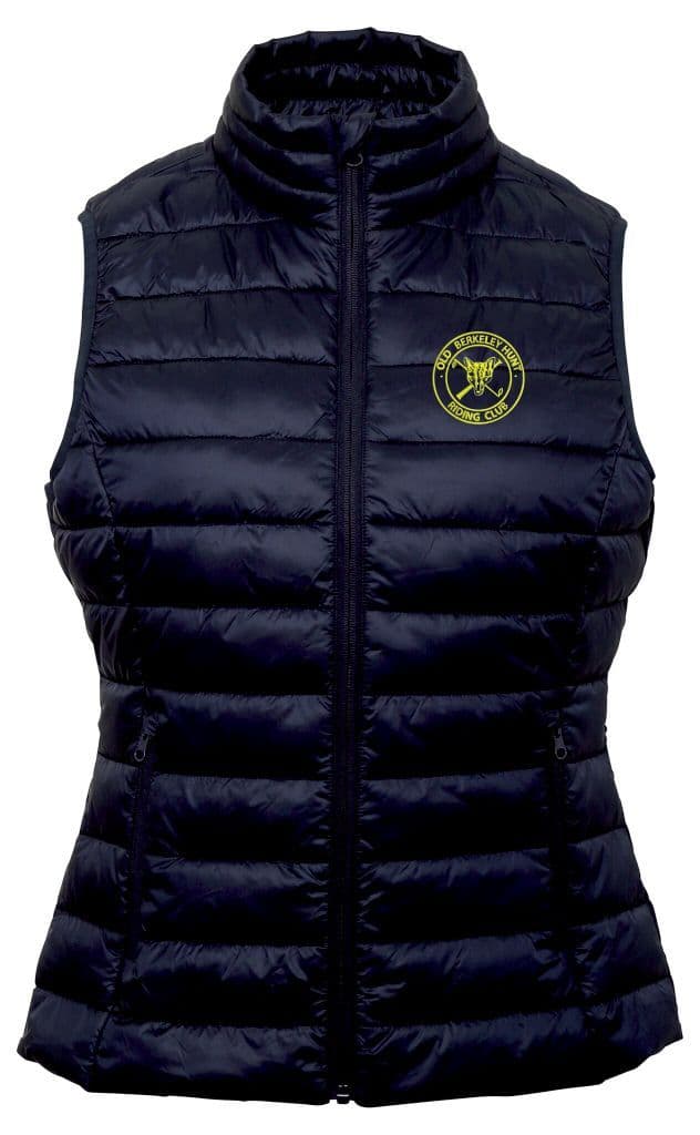OBH Riding Club Ladies Navy Padded Gilet TS31F