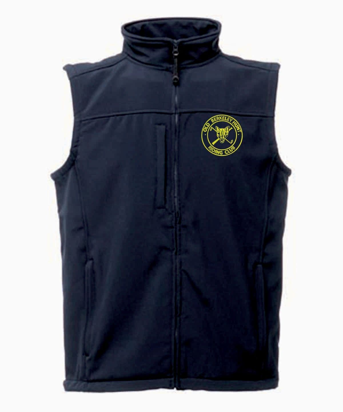OBH Riding Club Unisex Navy Flux Softshell Bodywarmer