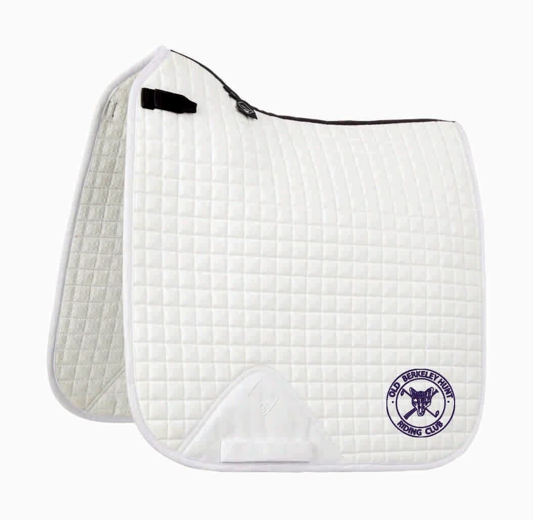OBH Riding Club White LeMieux Dressage Saddlecloths
