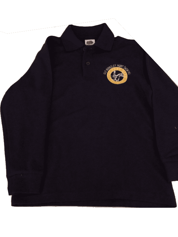 OLD BERKELEY HUNT (NORTH) Adult Long Sleeve Navy Polo