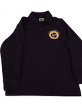 OLD BERKELEY HUNT (NORTH) Children's Long Sleeve Navy Polo