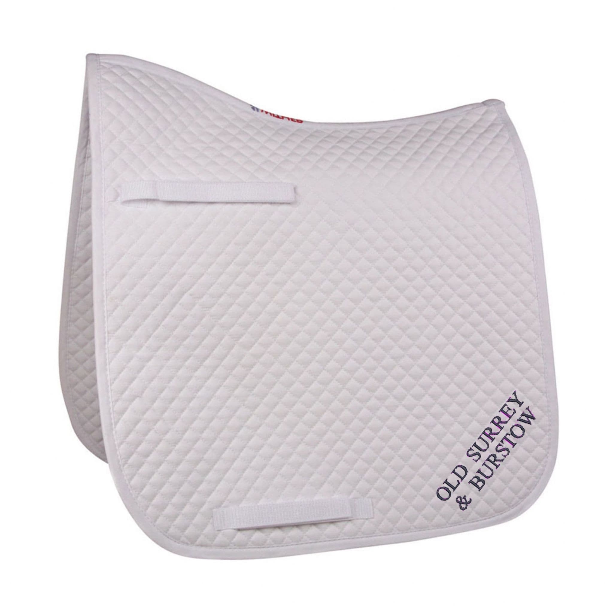 Old Surrey & Burstow PC White Dressage Saddle Pad