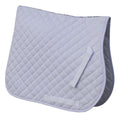 Oxenholme GP white embroidered saddlecloth