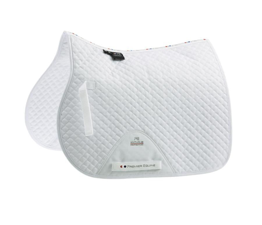 Peebles Tweeddale Premier Equine White Saddlecloth