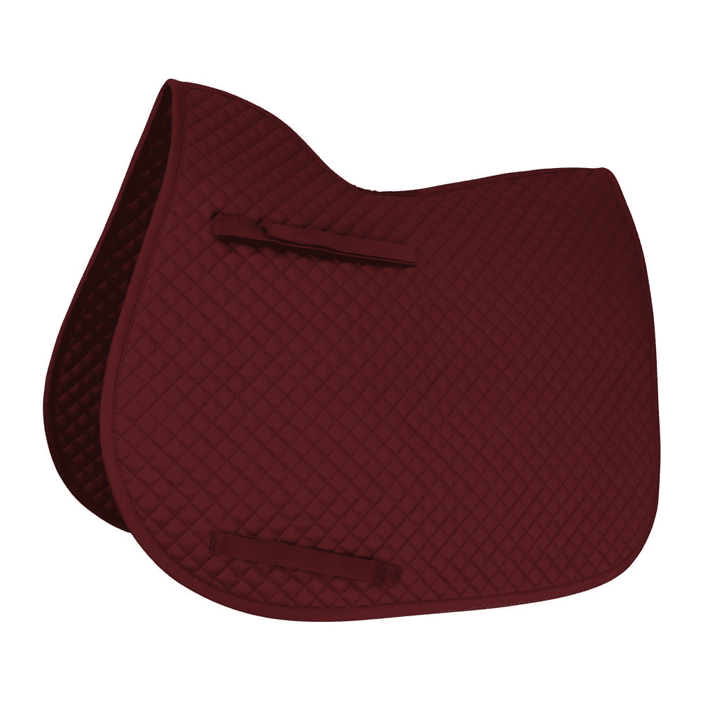 Personalised Burgundy FULL size Saddlecloth.
