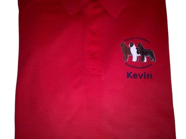Personalised Heavy Pique Polo Shirt