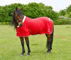 Personalised Horse/Pony Show Fleece Rug with Faux Fur Collar