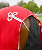Personalised Horse/Pony Show Fleece Rug with Faux Fur Collar