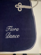 Personalised Horse/Pony Show Fleece Rug with Faux Fur Collar