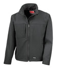 Personalised Mens soft shell jacket – Black/Red/Grey/Navy