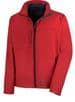 Personalised Mens soft shell jacket – Black/Red/Grey/Navy