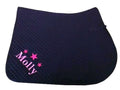 Personalised Navy GP Saddlecloth
