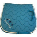 Personalised Turquoise GP Saddlecloth