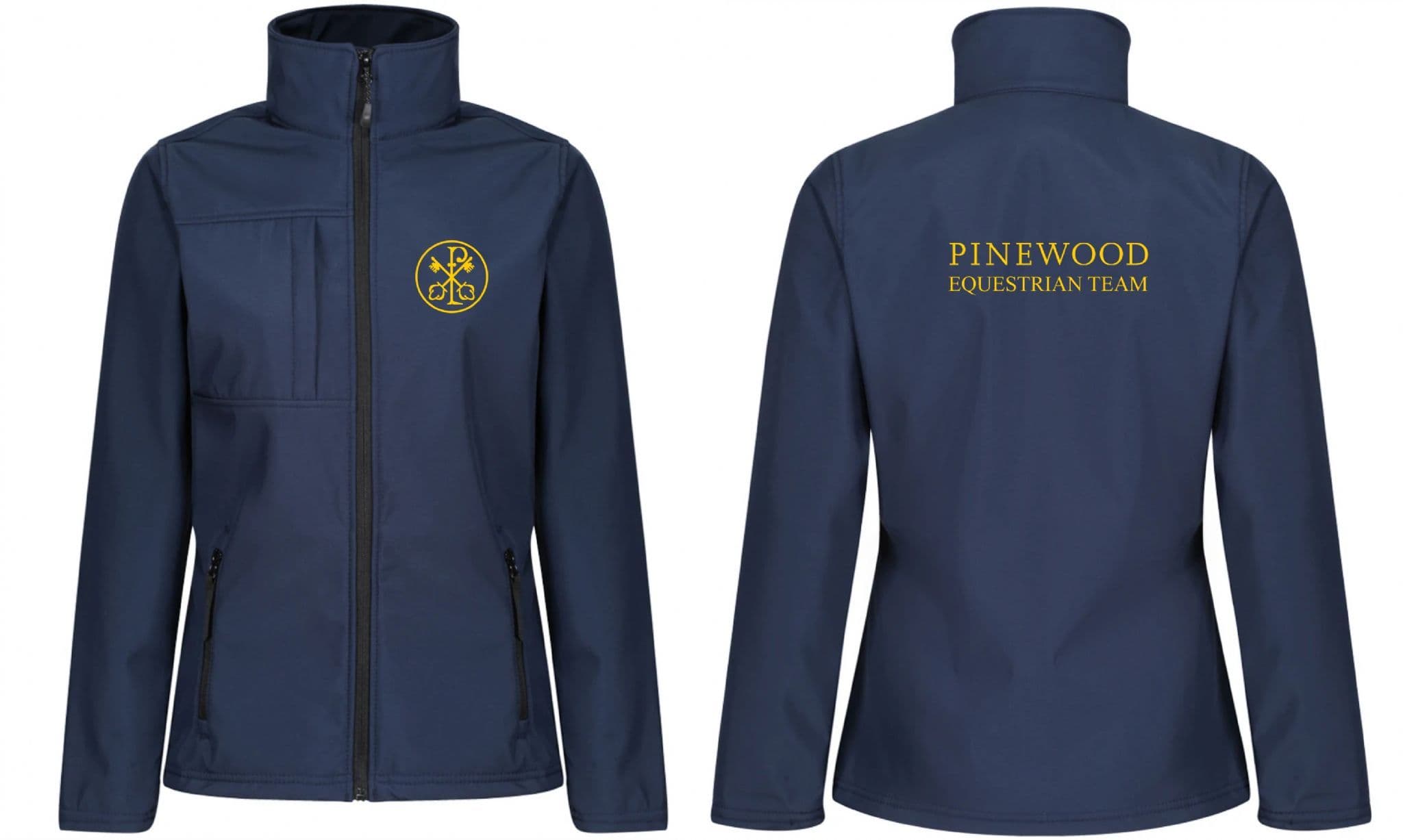 Pinewood School Navy Ladies Softshell Jacket – RG195