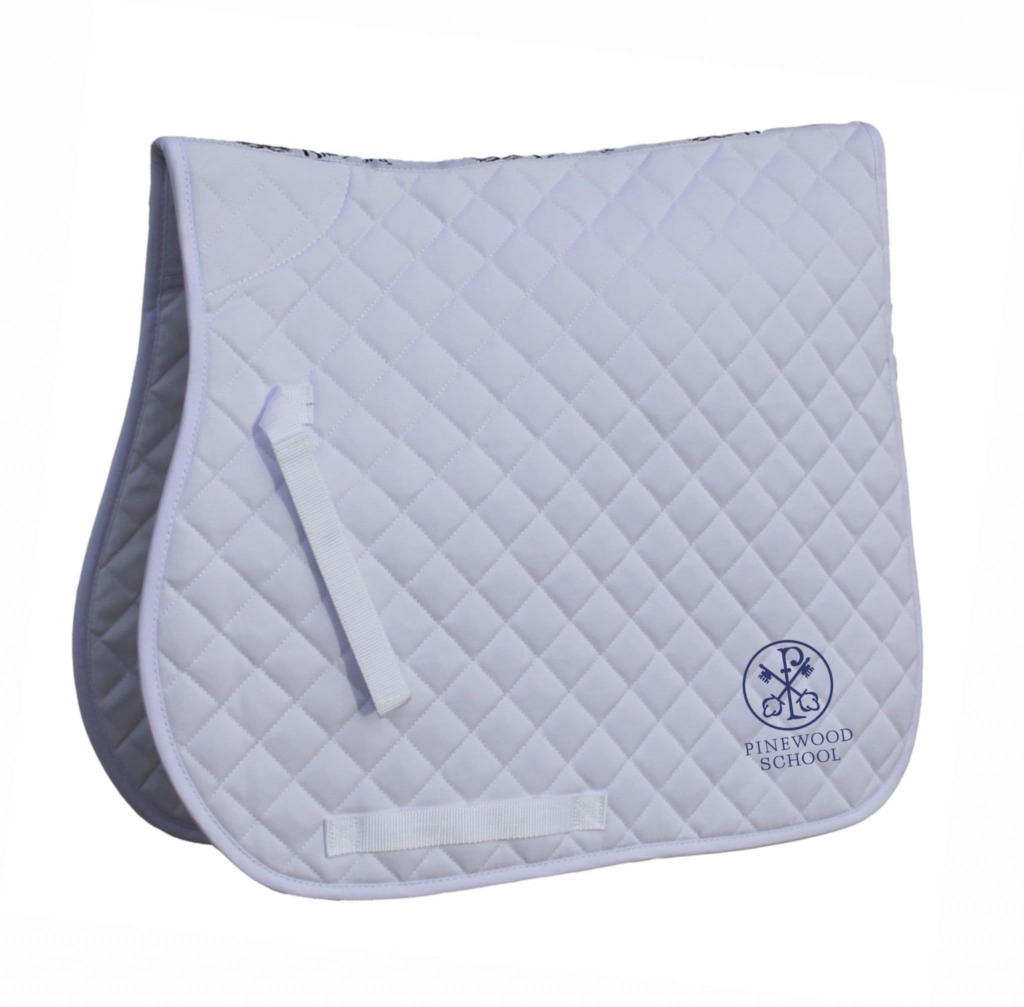 Pinewood School White GP Saddlecloth